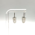 Louis Vuitton Hoop Earrings Essential Metal Silver — view 3