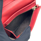 Gucci Cherry GG Supreme Leather Beige Red Bifold Wallet Gold — view 5
