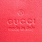 Gucci Cherry GG Supreme Leather Beige Red Bifold Wallet Gold — view 4