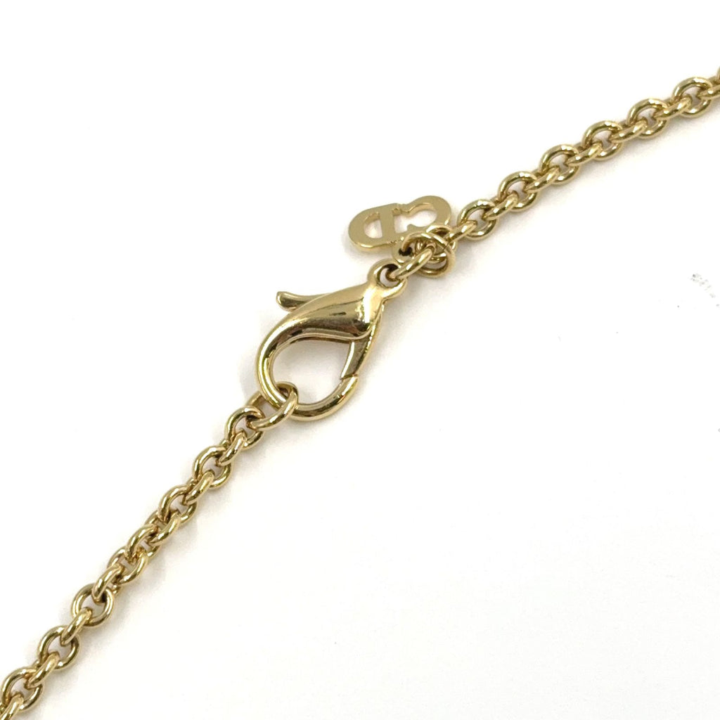 Dior Evolution Color Stone Clear Gold Necklace — view 7