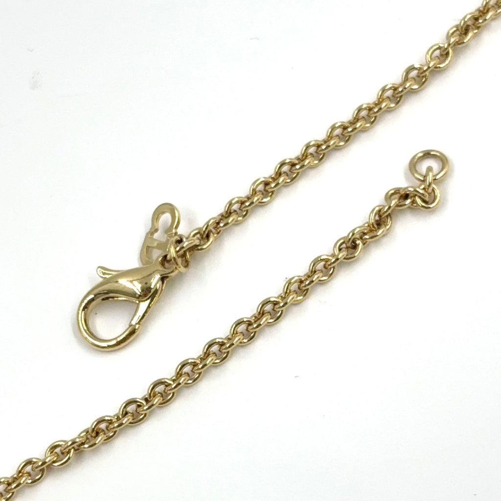 Dior Evolution Color Stone Clear Gold Necklace — view 8