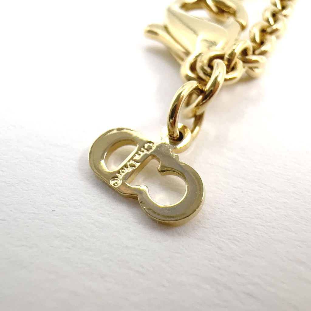 Dior Evolution Color Stone Clear Gold Necklace — view 5