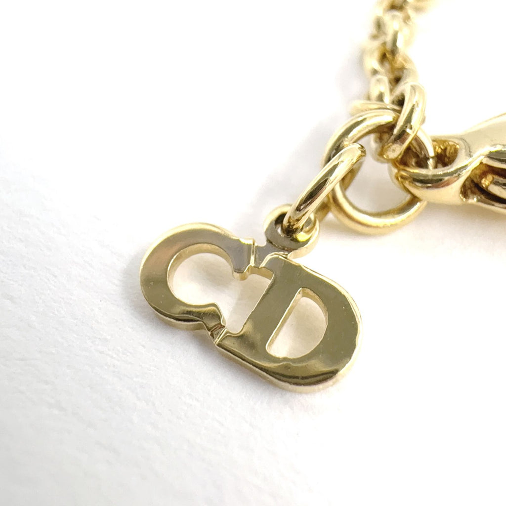 Dior Evolution Color Stone Clear Gold Necklace — view 4