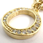 Dior Evolution Color Stone Clear Gold Necklace — view 9