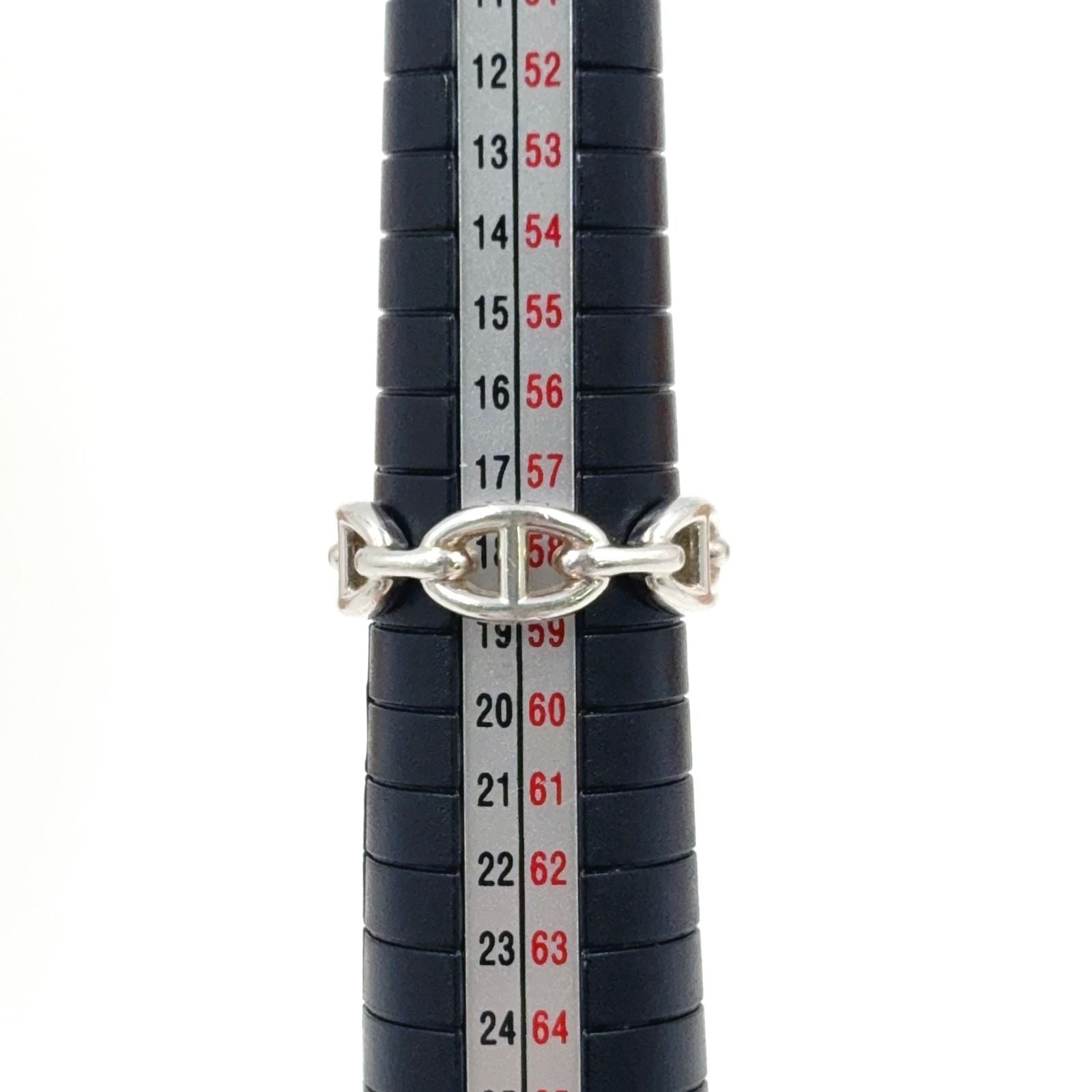 Hermes Chaine D'ancre Silver Ring — view 9