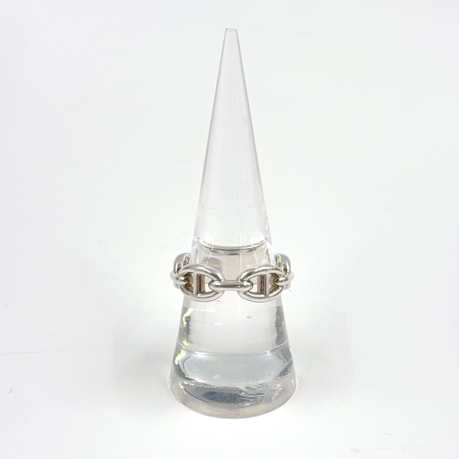 Hermes Chaine D'ancre Silver Ring — view 5