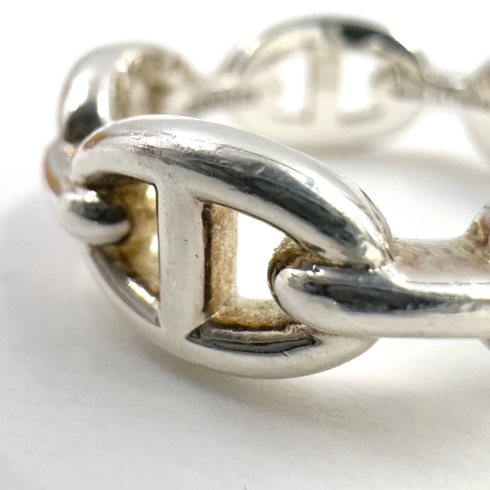 Hermes Chaine D'ancre Silver Ring — view 8