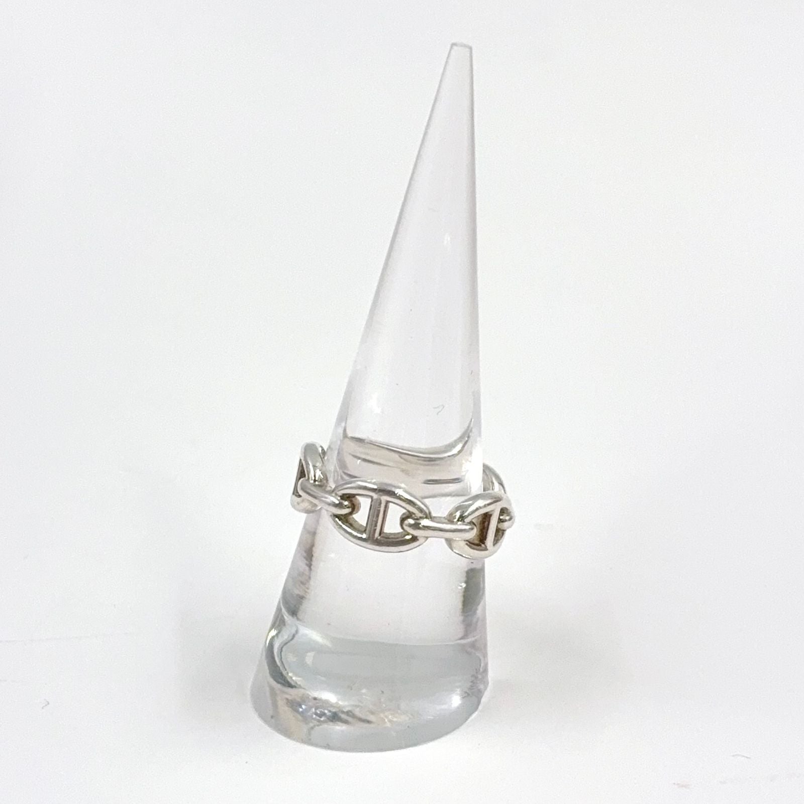 Hermes Chaine D'ancre Silver Ring — view 6