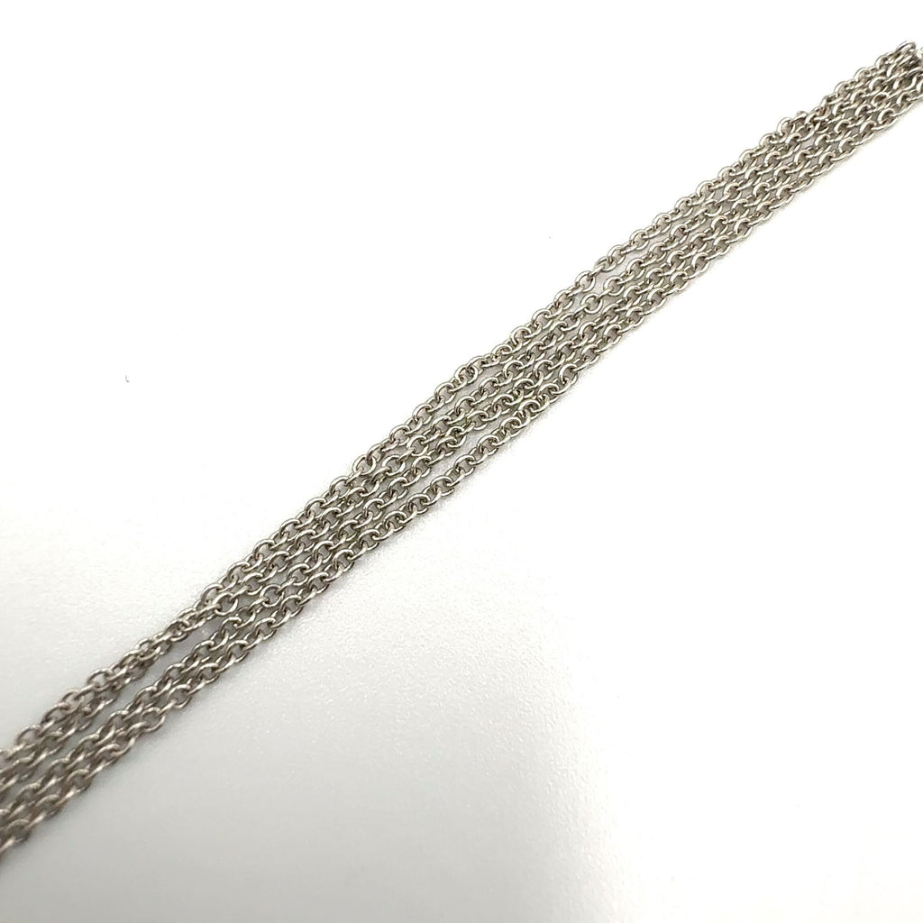 Tiffany & Co Moon Diamond Clear Platinum Necklace — view 6