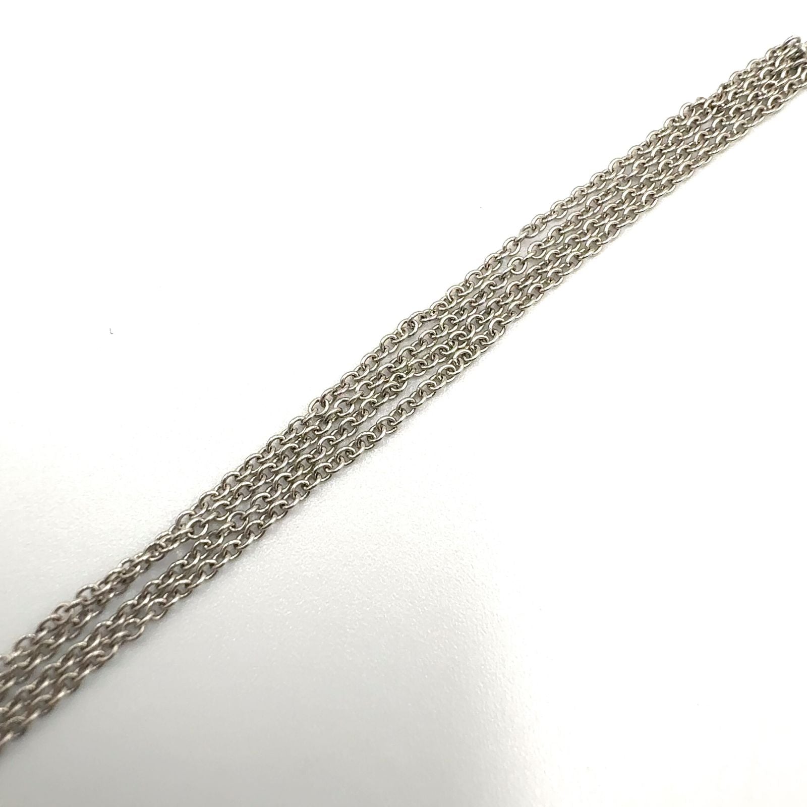 Tiffany & Co Moon Diamond Clear Platinum Necklace — view 6