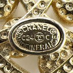Chanel CC Logo Pearl Faux Gold White Brooch — view 4