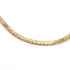 Dior Triangle Rhinestone Enamel Color Stone Clear Gold Black Necklace — view 9