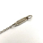 Tiffany & Co Blue Double Heart Tag Enamel Silver Light Necklace — view 4
