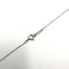 Tiffany & Co Blue Double Heart Tag Enamel Silver Light Necklace — view 7