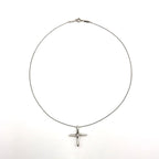 Tiffany & Co Infinity Cross Silver Necklace — view 3