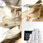 Chanel Tote Logo CC Quilted Leather Ivory — view 7