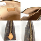 Louis Vuitton Makeup Pouch Pochette Cosmetic PM Monogram Canvas Brown — view 8