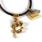 Louis Vuitton Bracelet Vivienne Tennis Monogram Canvas Brown — view 2