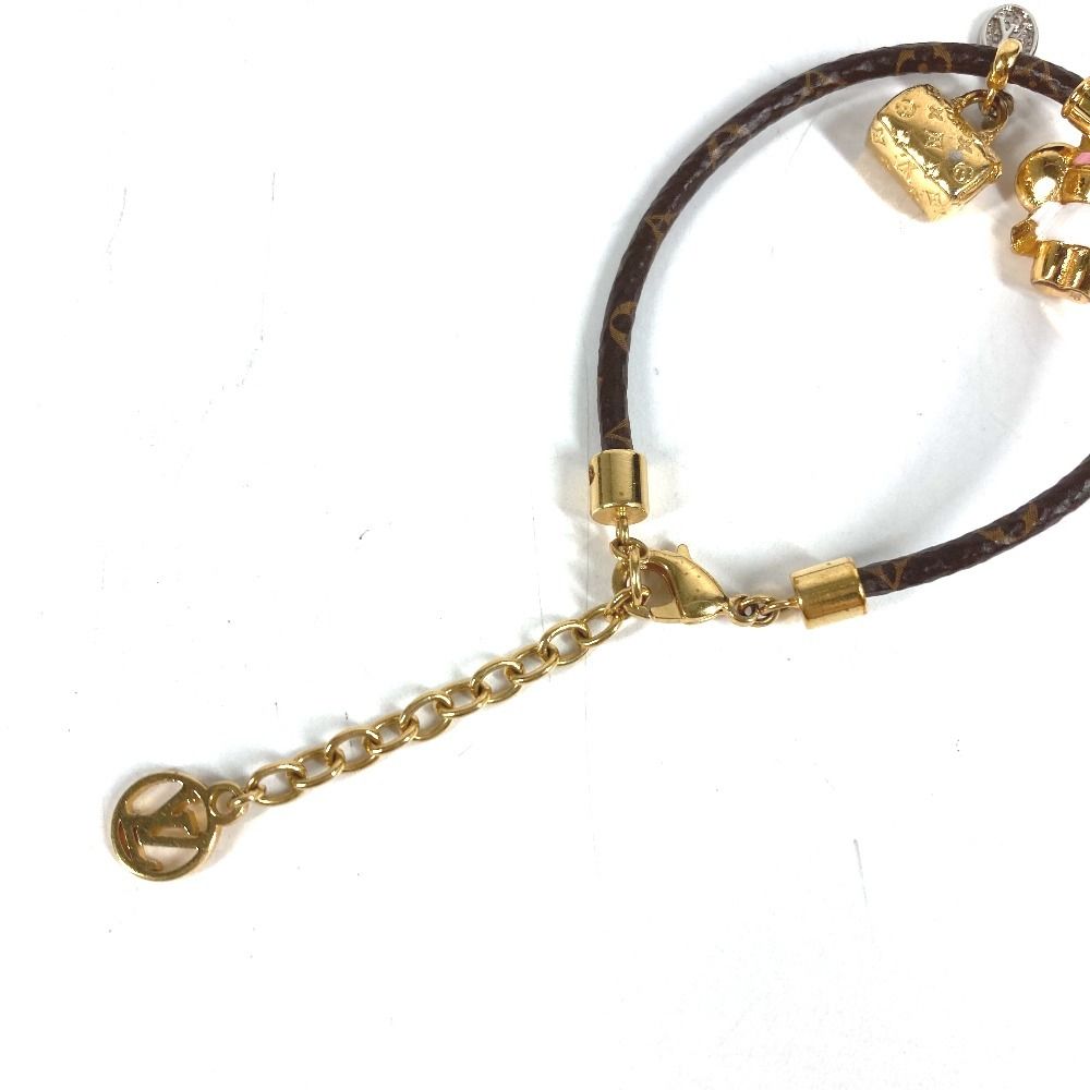 Louis Vuitton Bracelet Vivienne Tennis Monogram Canvas Brown — view 9