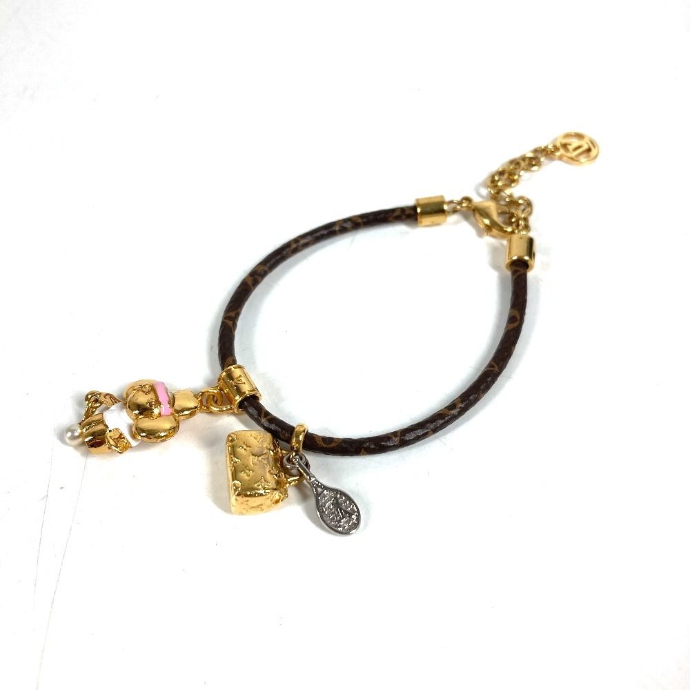 Louis Vuitton Bracelet Vivienne Tennis Monogram Canvas Brown — view 7