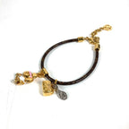 Louis Vuitton Bracelet Vivienne Tennis Monogram Canvas Brown — view 7