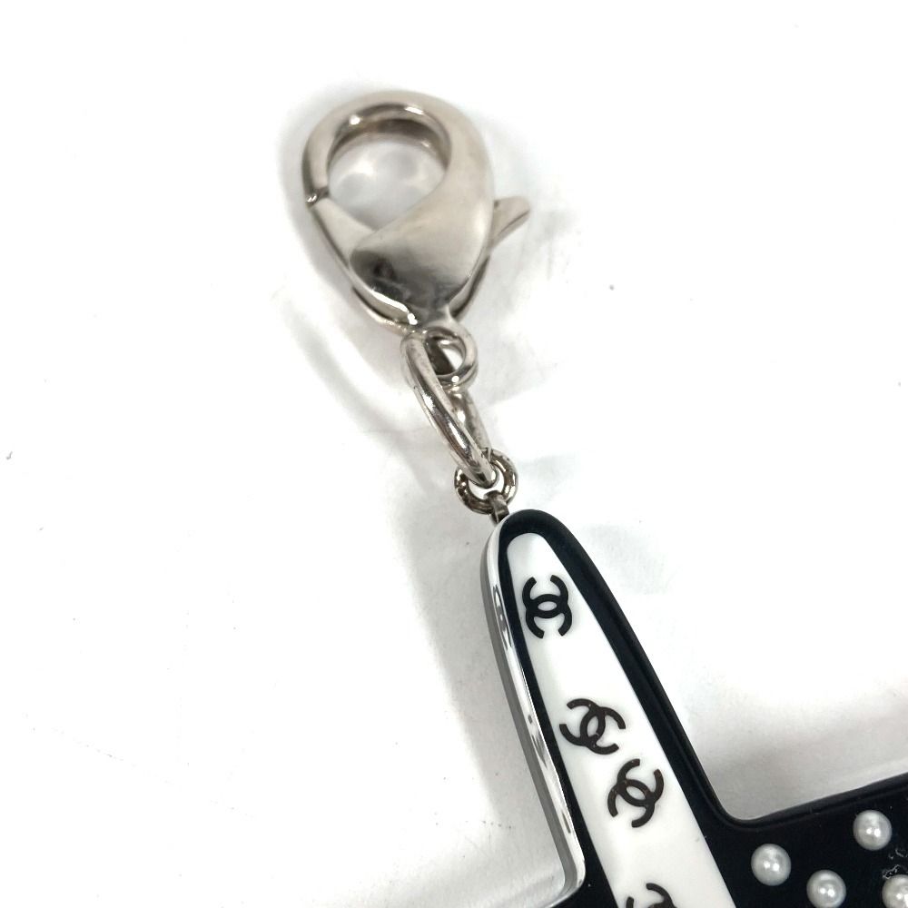 Chanel Key Holder Airplane Plastic Black — view 3