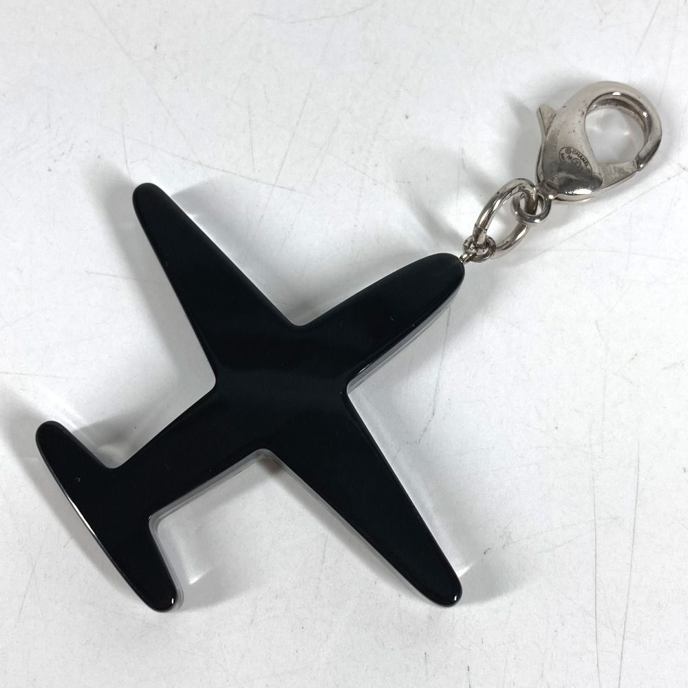 Chanel Key Holder Airplane Plastic Black — view 6