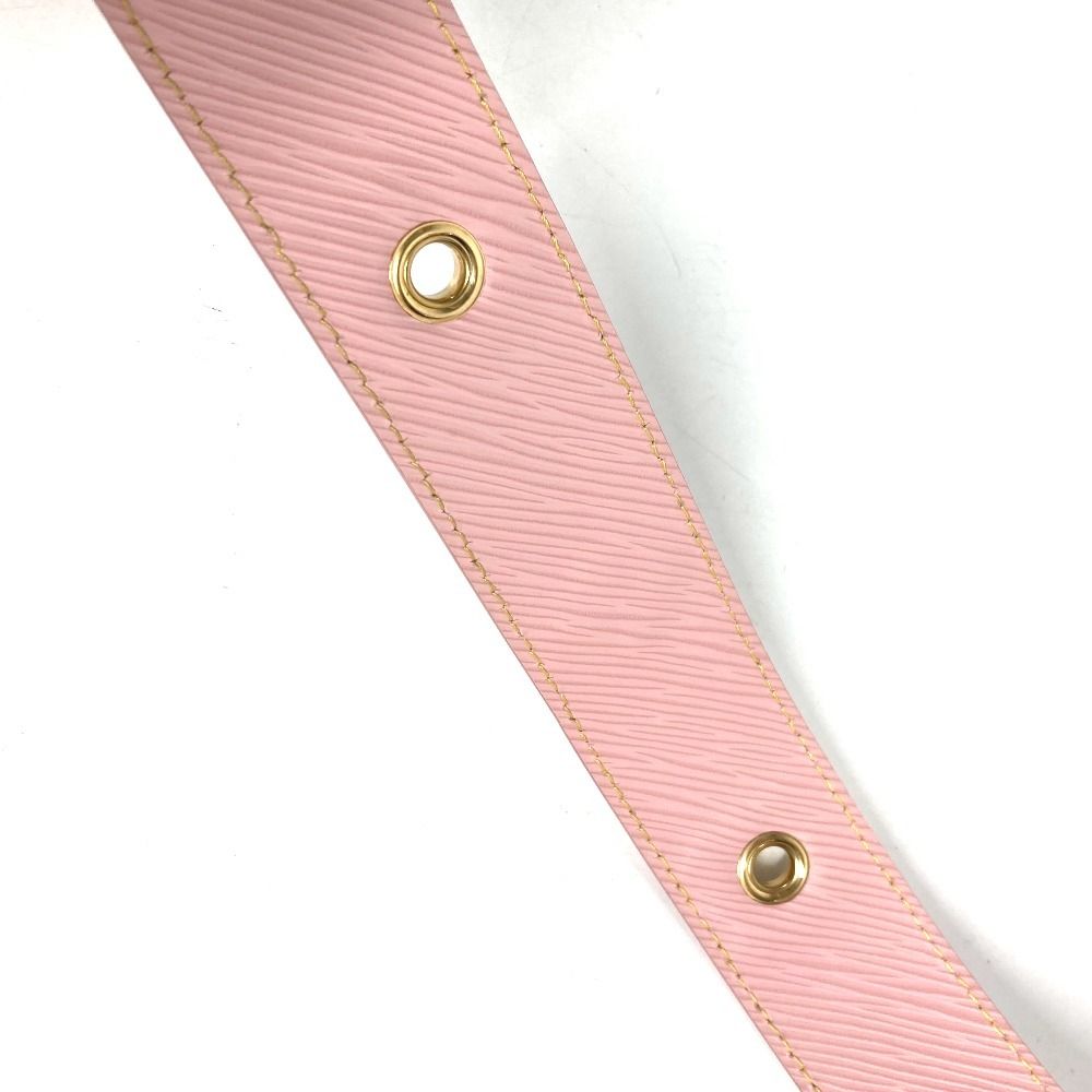 Louis Vuitton Shoulder Strap Flower Motif Epi Leather Rose Valley Pink — view 6