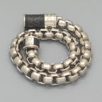 Louis Vuitton Bracelet Chain Monogram 16.8 cm Eclipse Canvas Silver Color Metal — view 3