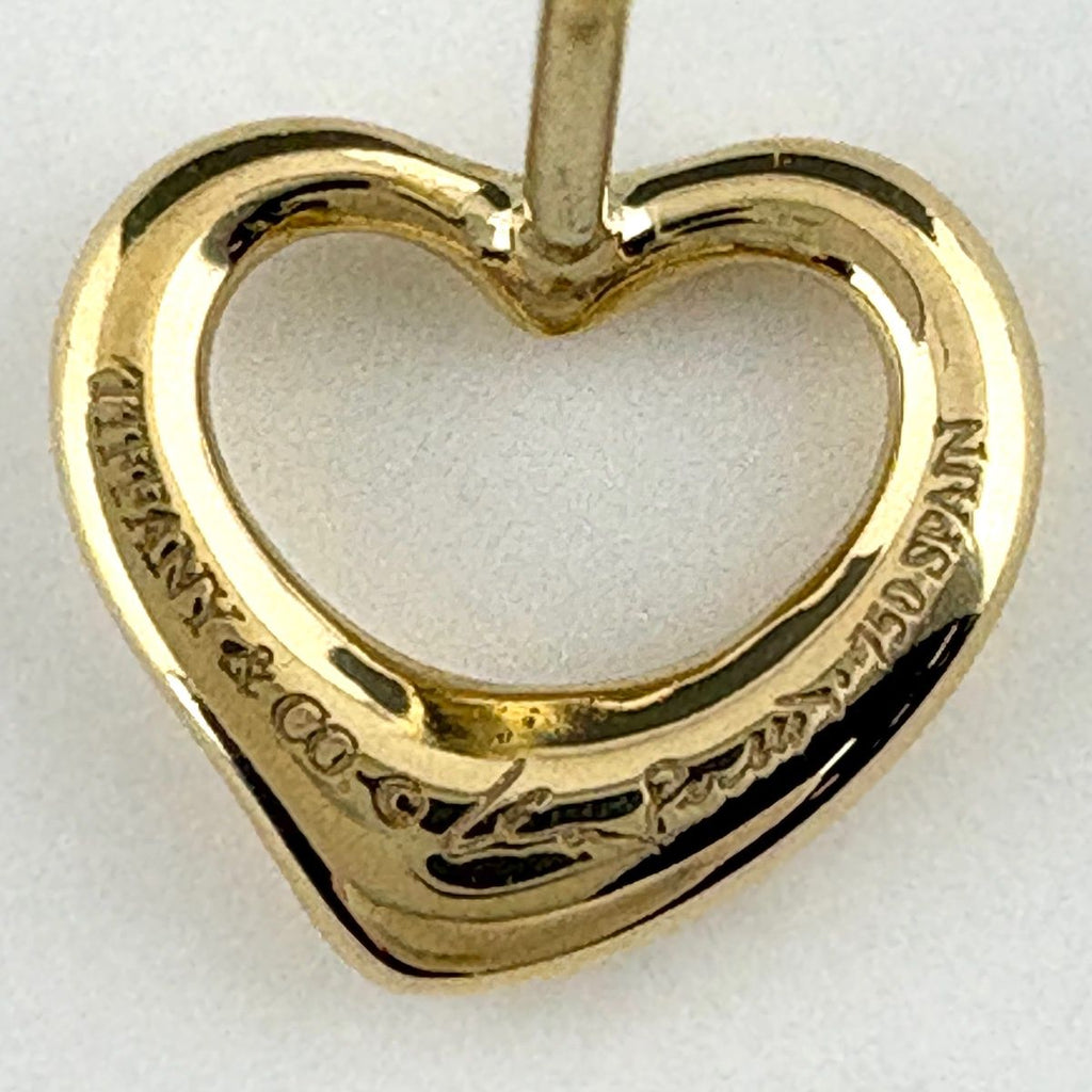 Tiffany & Co Open Heart Earrings YG Yellow Gold Paloma Picasso — view 3