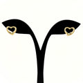 Tiffany & Co Open Heart Earrings YG Yellow Gold Paloma Picasso