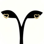 Tiffany & Co Open Heart Earrings YG Yellow Gold Paloma Picasso