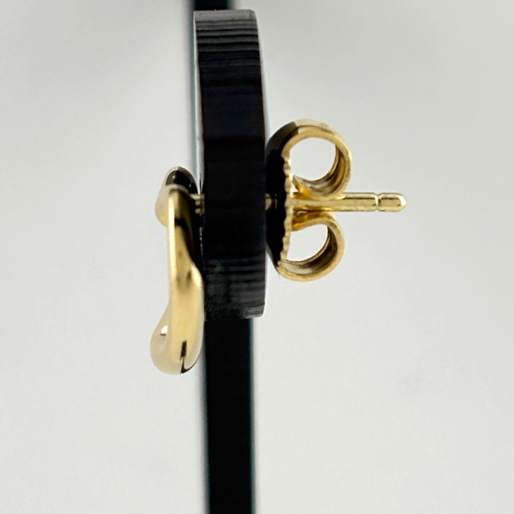 Tiffany & Co Open Heart Earrings YG Yellow Gold Paloma Picasso — view 2