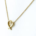 Tiffany & Co Loving Heart Necklace YG Yellow Gold Pendant