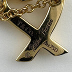 Tiffany & Co Loving Heart Necklace YG Yellow Gold Pendant — view 4