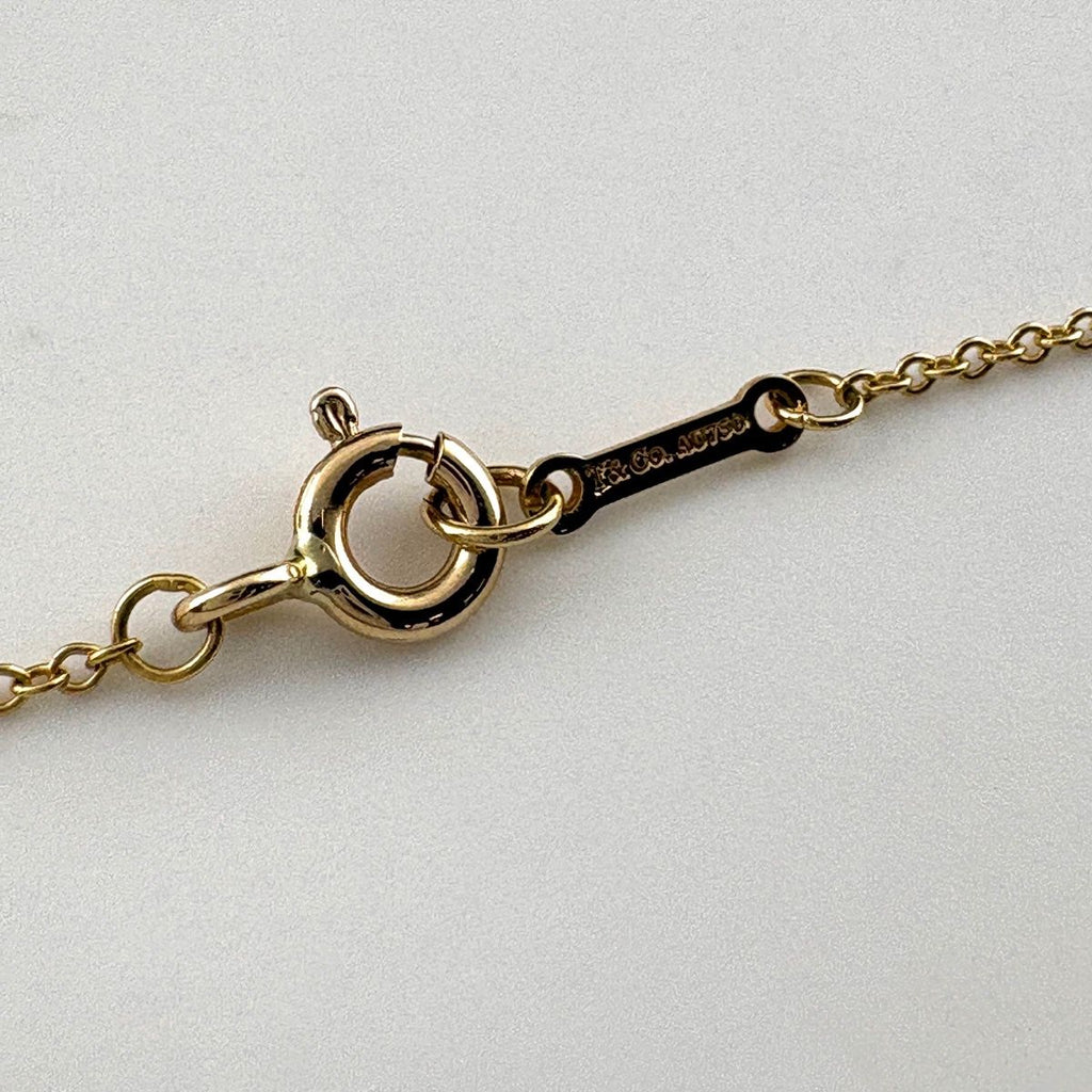 Tiffany & Co Loving Heart Necklace YG Yellow Gold Pendant — view 6