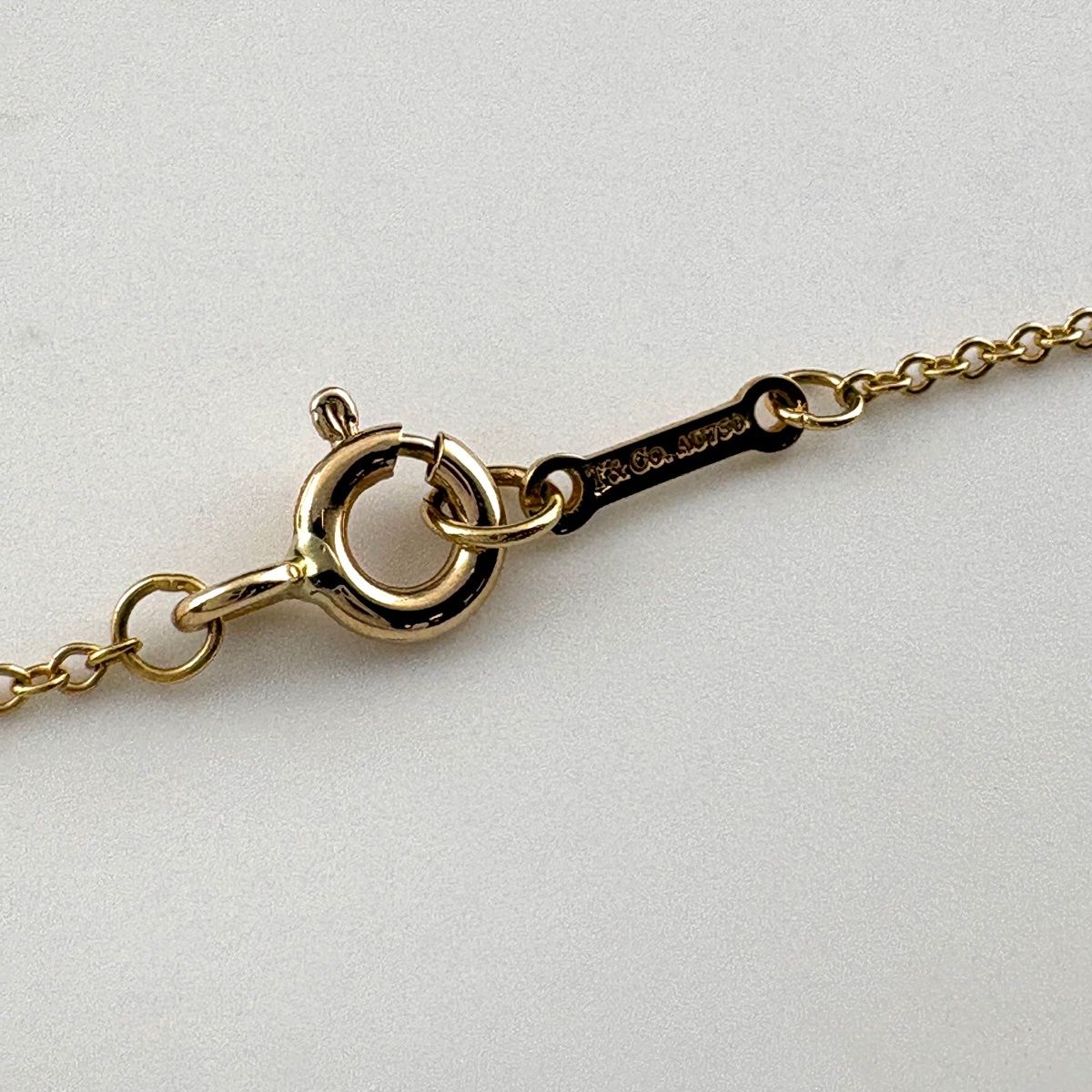 Tiffany & Co Loving Heart Necklace YG Yellow Gold Pendant — view 6