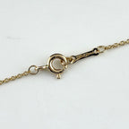 Tiffany & Co Loving Heart Clover Necklace YG Yellow Gold Pendant Diamond — view 4