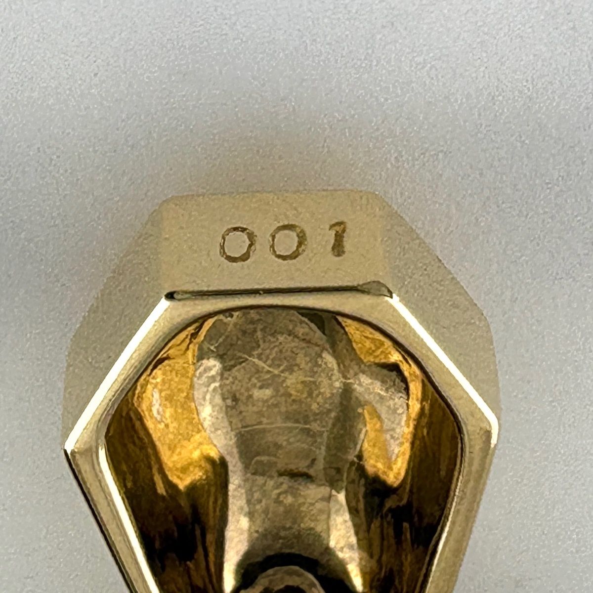 Dior Pave Diamond Necklace YG Yellow Gold Pendant — view 4