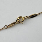 Tiffany & Co by the Yard Necklace YG Yellow Gold Pendant 750 Diamond — view 4