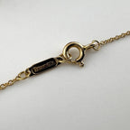 Tiffany & Co Signature Cross Diamond Necklace YG Yellow Gold Pendant — view 6