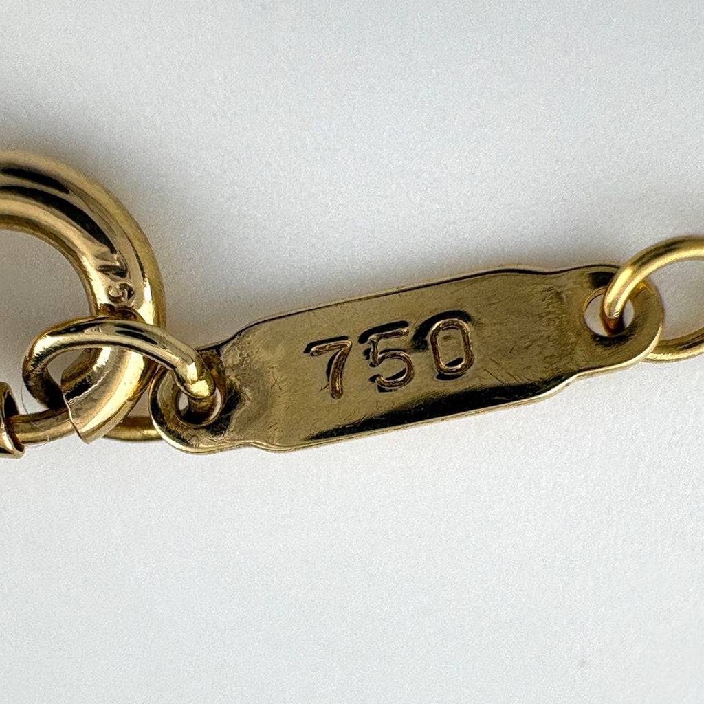 Tiffany & Co Signature Cross Diamond Necklace YG Yellow Gold Pendant — view 5