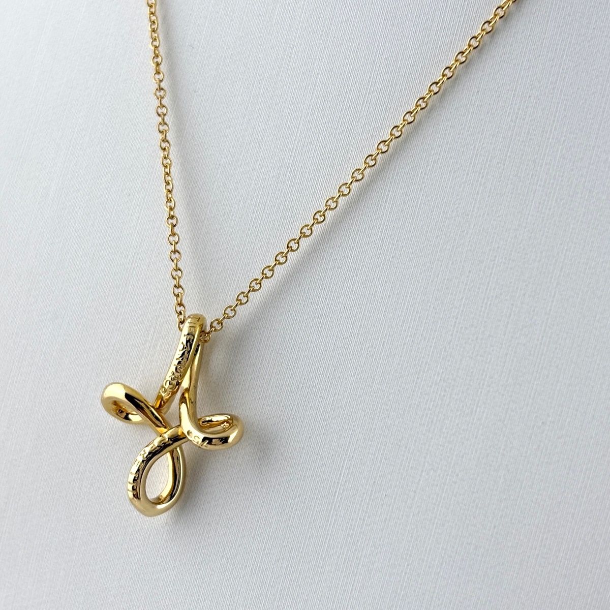Tiffany & Co Necklace YG Yellow Gold Pendant — view 2