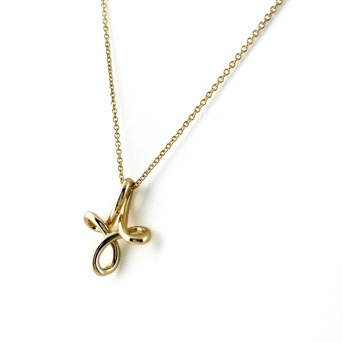Tiffany & Co Necklace YG Yellow Gold Pendant
