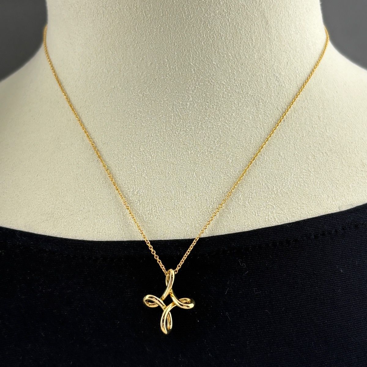 Tiffany & Co Necklace YG Yellow Gold Pendant — view 3