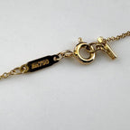 Tiffany & Co T Smile Mini Necklace YG Yellow Gold Pendant — view 3