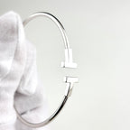 Tiffany & Co T Wire Bangle Bracelet — view 2