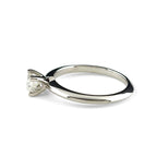Tiffany & Co Solitaire Ring Platinum Diamond — view 4