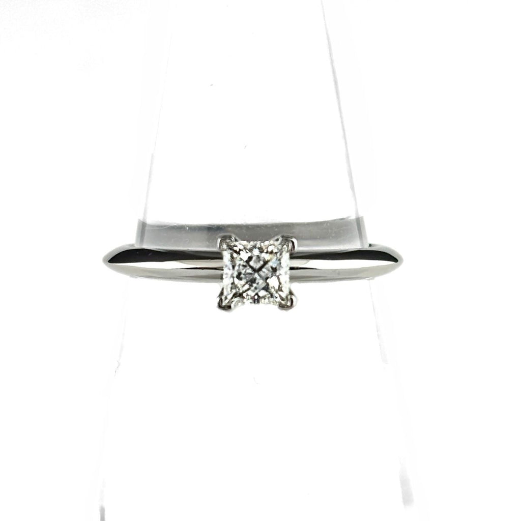 Tiffany & Co Solitaire Ring Platinum Diamond
