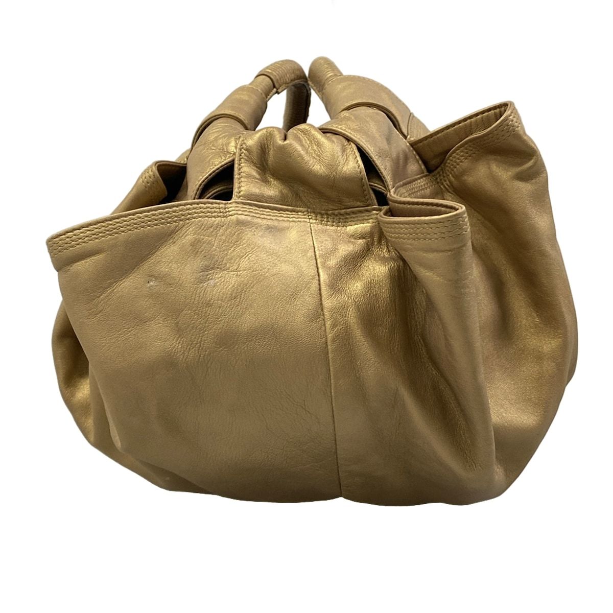Loewe Handbag Nappa Aire Gold Leather — view 2
